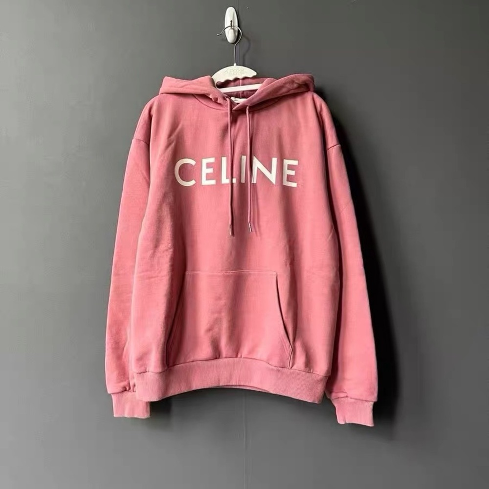 🚩steal authentic Celine Rose Pink Sweatshirt